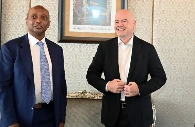 Motsepe et Infantino 2