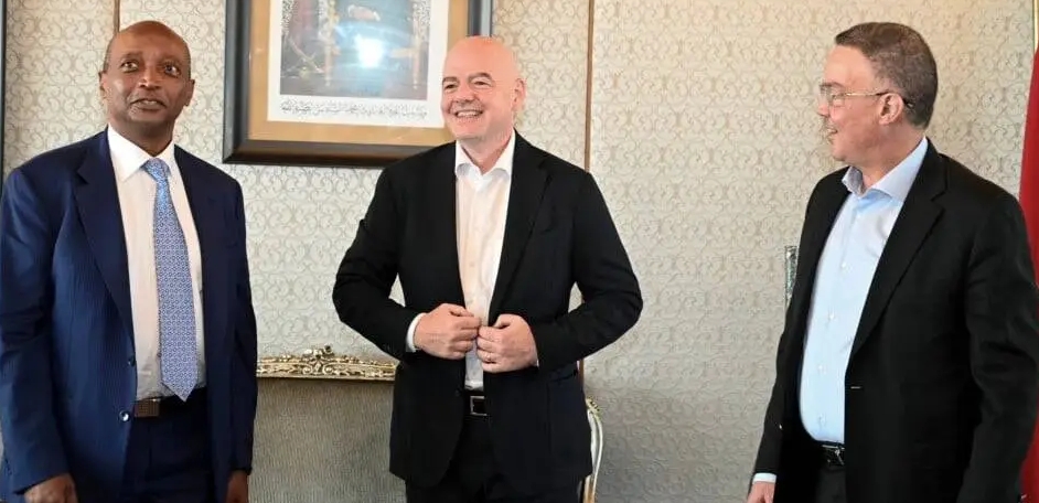 Motsepe-Infantino-Lekjaa