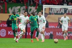 Sadio Mané et Achraf Hakimi