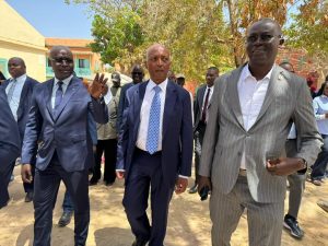 Motsepe à Gorée avec Augustin et Abdoulaye Fall
